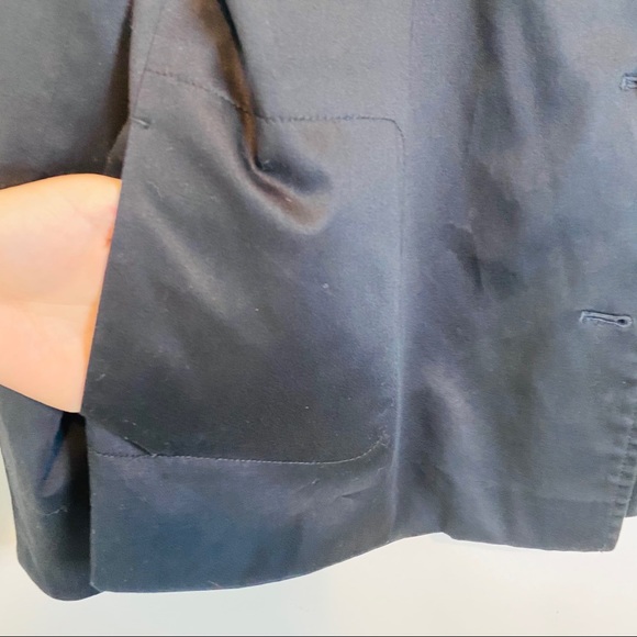 Pendleton Black Jacket with Side Pockets Collared - Picture 5 of 6